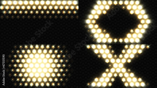 Obraz Amazing Realistic Flood Lights