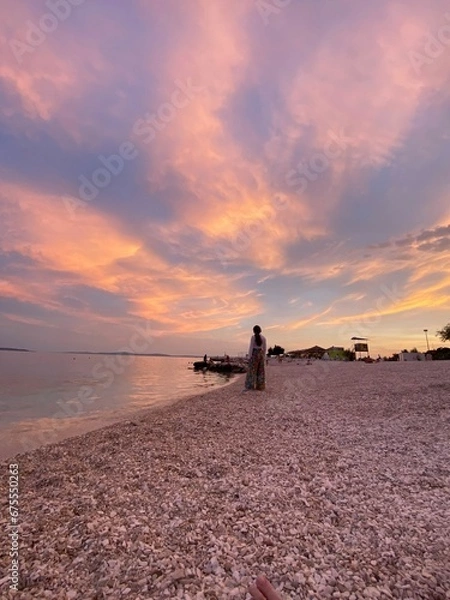 Obraz sunset at the beach