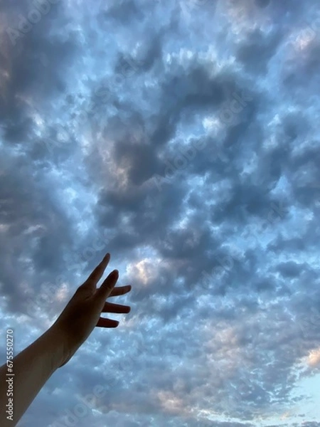 Obraz hand in the sky
