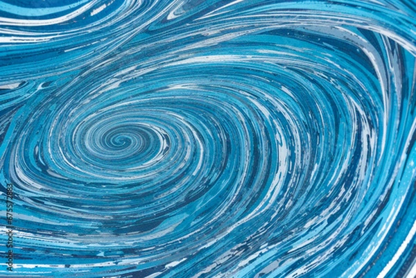 Fototapeta blue wavy lines