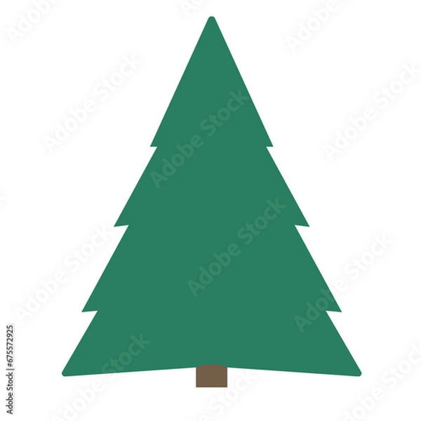 Fototapeta Christmas Tree digital vector art