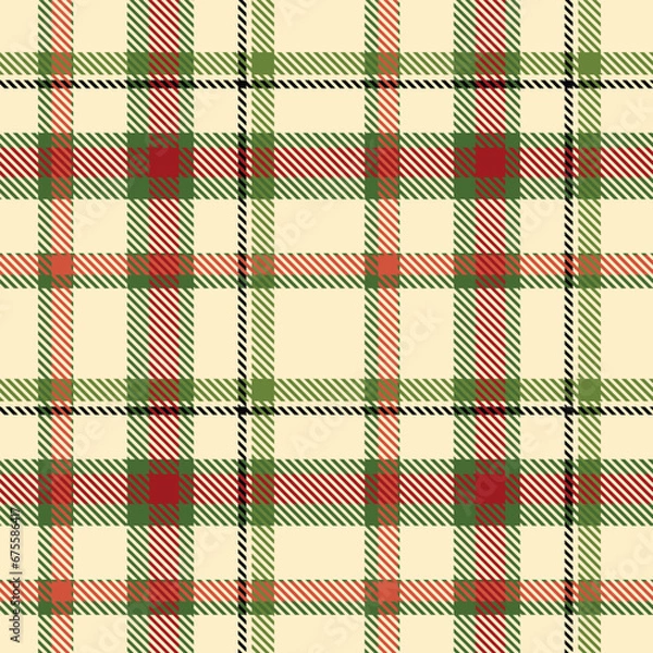 Fototapeta Tartan Plaid Seamless Pattern. Tartan Seamless Pattern. Traditional Scottish Woven Fabric. Lumberjack Shirt Flannel Textile. Pattern Tile Swatch Included.