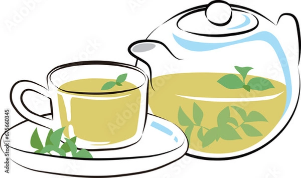 Obraz ミントティー　ハーブティー