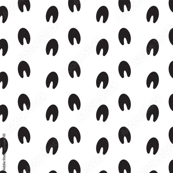 Obraz horse footprint icon vector vector