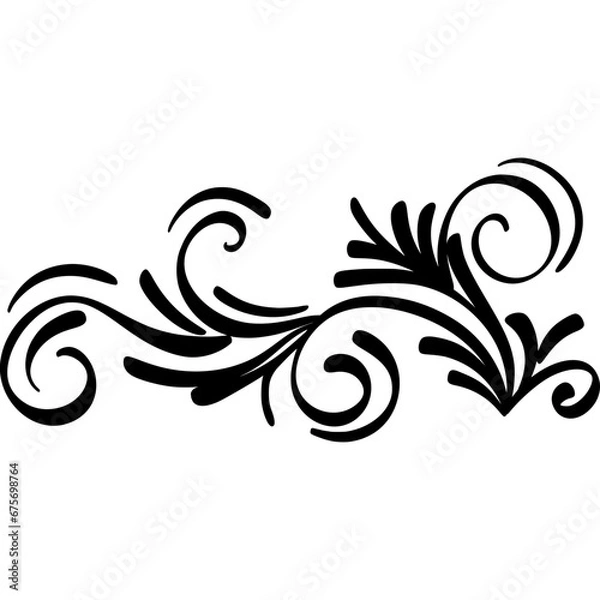 Obraz Filigree Flourish Divider
