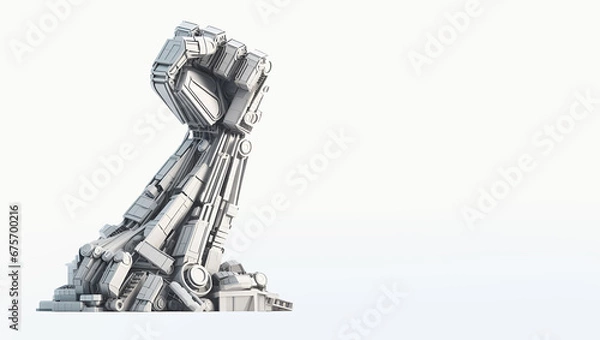 Obraz bolt and nut, iron arm