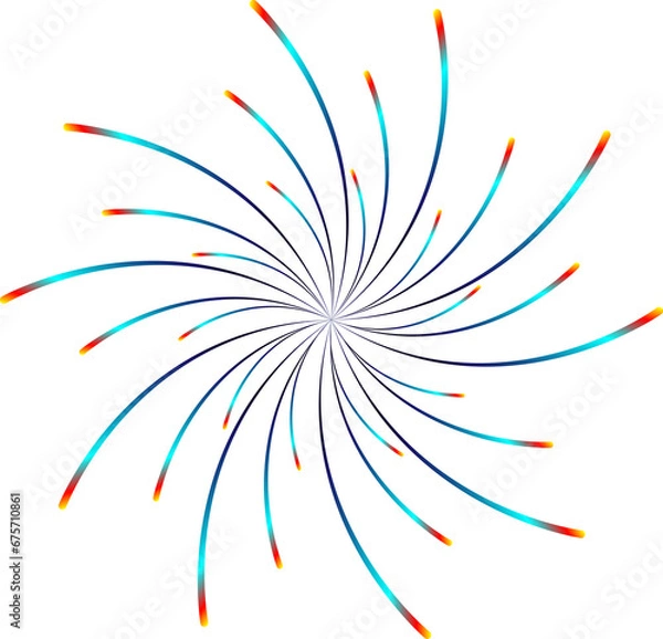 Obraz Christmas celebration star fireworks explosion fantasy glowing isolated abstract background