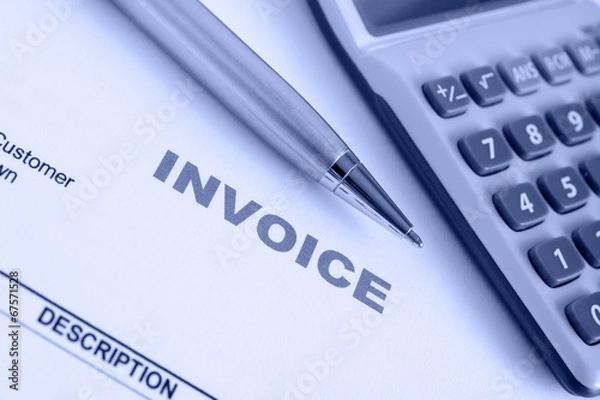 Obraz Invoice payment concept