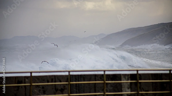 Obraz ancient cannon defends the coast