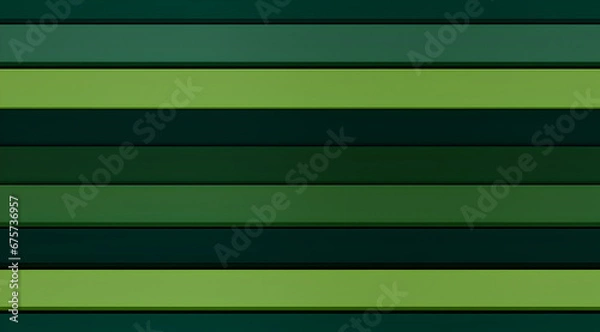 Fototapeta Sleek gradient of dark green stripes, perfect for modern and tranquil design backgrounds.