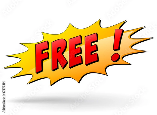 Obraz Vector free star