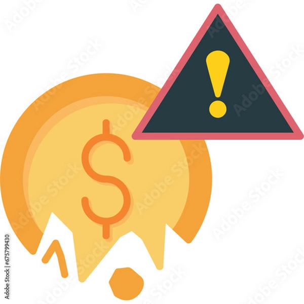 Fototapeta Insolvent Icon