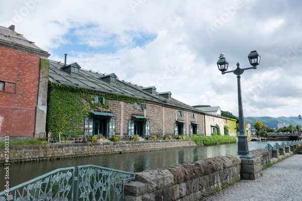 Obraz 小樽運河と倉庫群