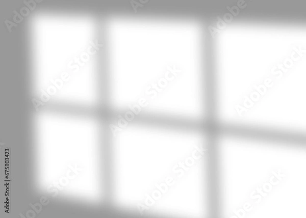 Obraz Black Shadow window, overlay effect, background