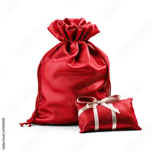Fototapeta Red gift sacks