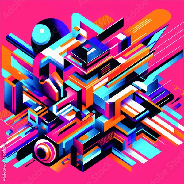 Obraz Constructivism Style Image