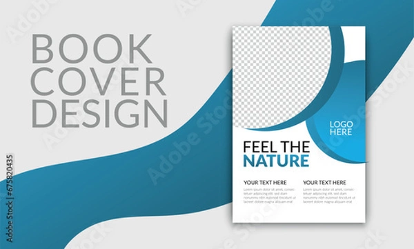 Obraz  Creative Book Cover Design Template  