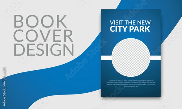 Fototapeta  Creative Book Cover Design Template  