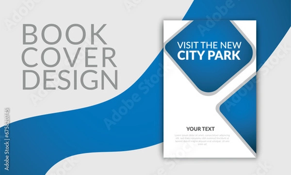 Obraz  Creative Book Cover Design Template  