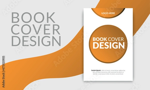 Obraz  Creative Book Cover Design Template  