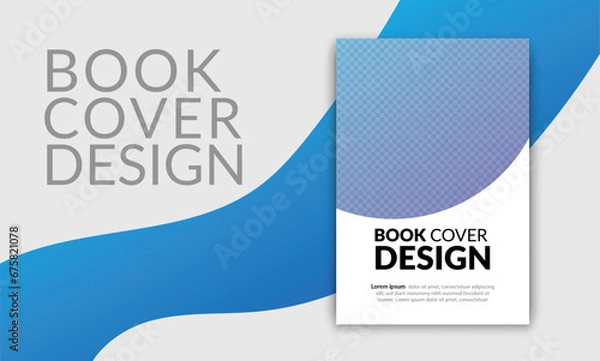 Obraz  Creative Book Cover Design Template  