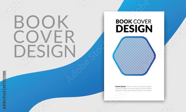 Obraz  Creative Book Cover Design Template  