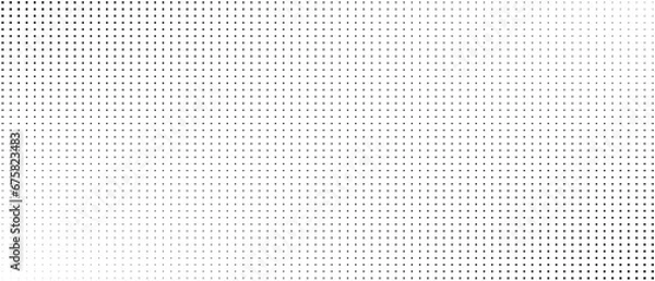 Fototapeta Abstract half-tone wave dotted background. A futuristic twisted grunge pattern with dots and circles. Vector contemporary pop art texture for posters, business cards, covers, label mock-ups, and stick
