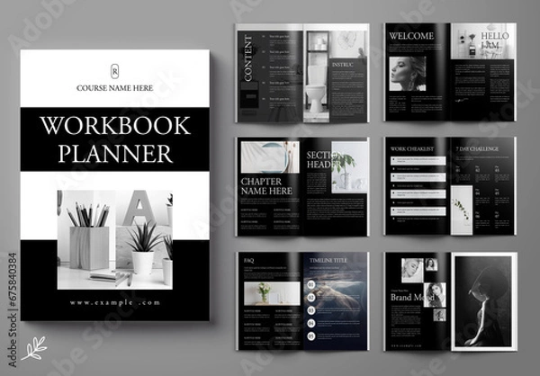 Obraz Workbook Planner Layout