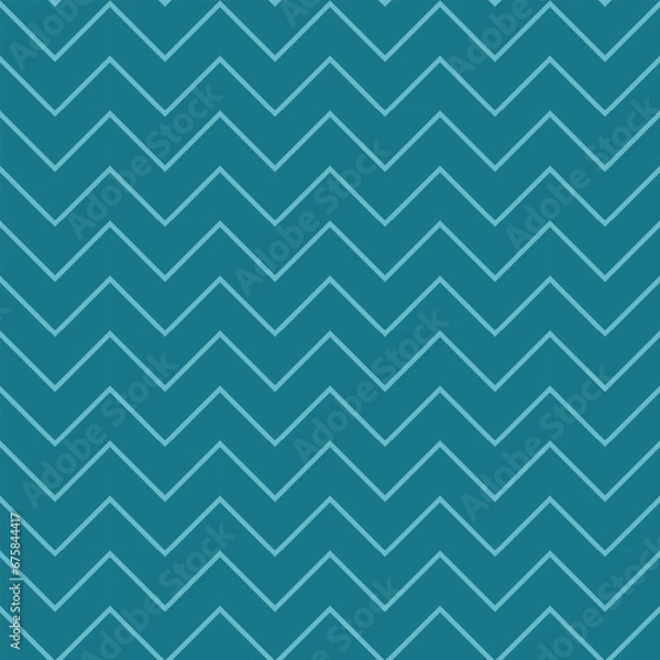 Fototapeta Zigzag pattern, zigzag lines that look like ocean waves, geometric element for print.