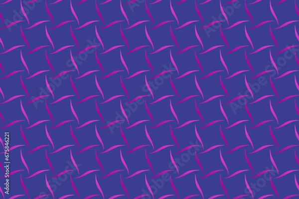 Fototapeta Graphic Pattern Vector, geometric element, pink and purple, for print, textile, floor or othe
