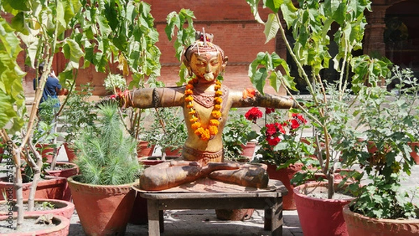 Obraz Indra Jatra statue 