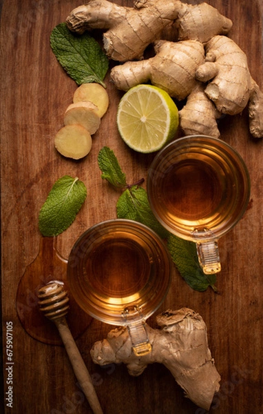 Obraz thé au gingembre