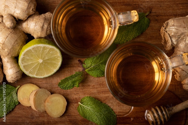 Obraz thé au gingembre