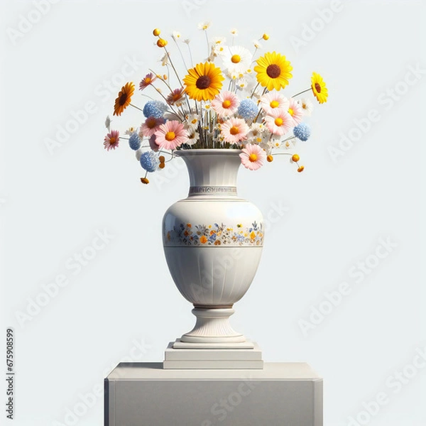 Obraz A Simple Vase with flowers