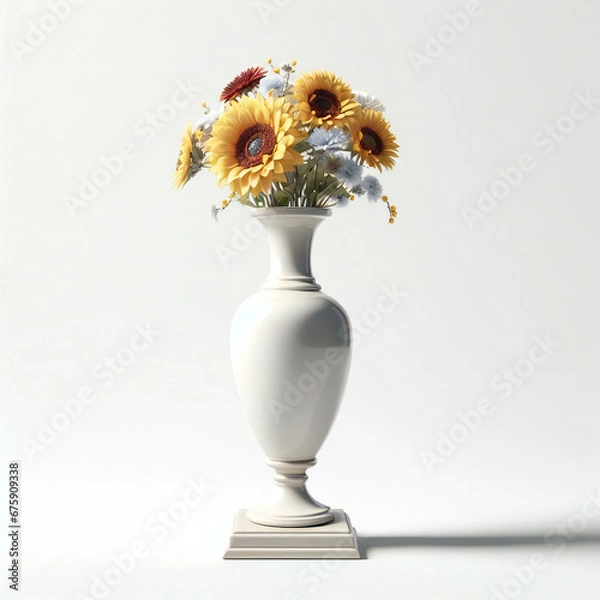 Obraz A Simple Vase with flowers