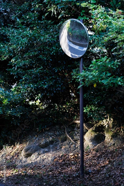 Obraz カーブミラー