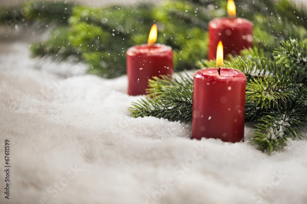 Obraz 3rd Advent candles