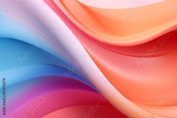 Fototapeta Background of vivid rainbow colored, LGBTQ Pride Rainbow Background.