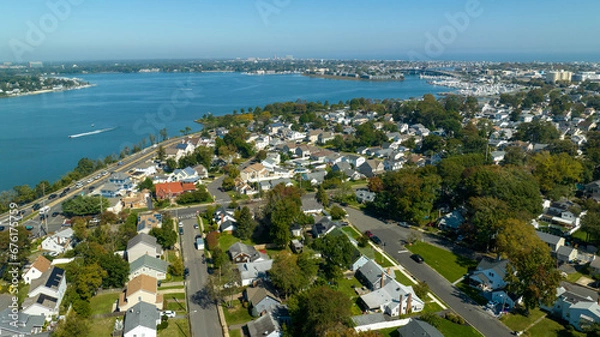 Fototapeta Staten Island Aerial