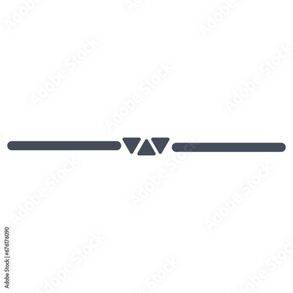Obraz Border Flat Vector Illustration 