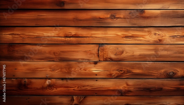 Fototapeta Wood plank texture created with a generative ai technology