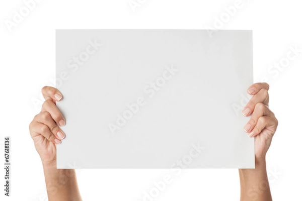 Obraz Papier w rękach