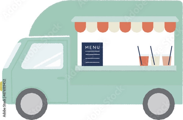 Obraz 可愛いキッチンカー