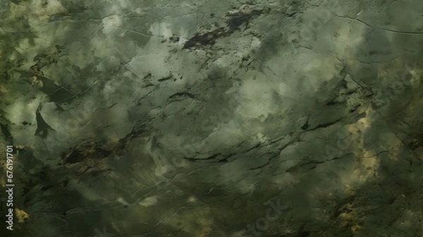 Fototapeta Olive green army background texture with scratches ans rips texture marble. generative AI.