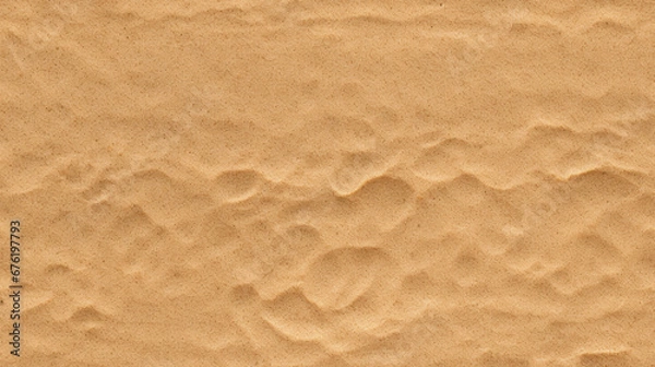 Fototapeta Beach sand seamless pattern. Repeated background of sandy texture.