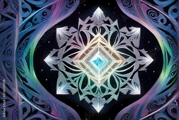 Obraz オーラと感情概念テクスチャ