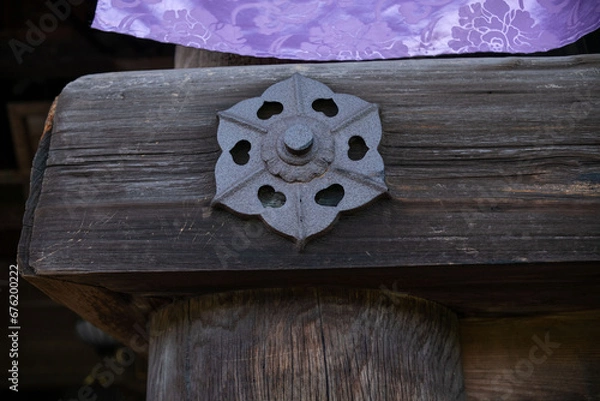 Obraz 長谷寺，奈良県，寺， 日本の建築物，木造，伝統, 日本の文化，建築,，アジア，仏塔,，古代， 旅行，日本,，伝統，歴史