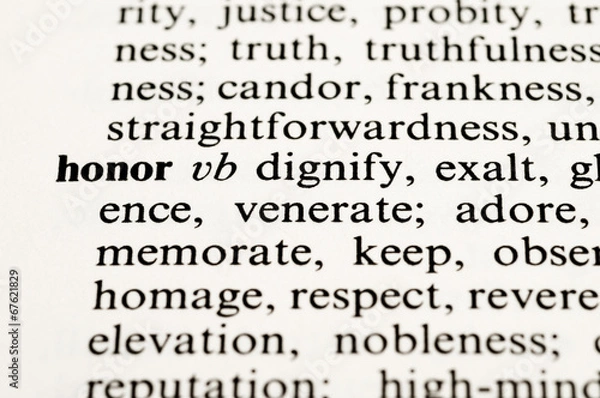 Obraz Honor