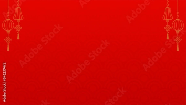 Fototapeta Lunar New Year Background