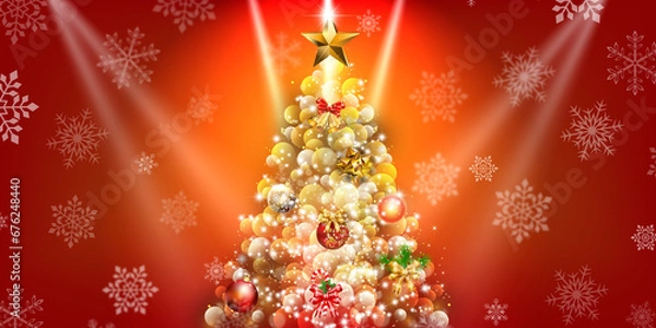 Obraz Christmas　background